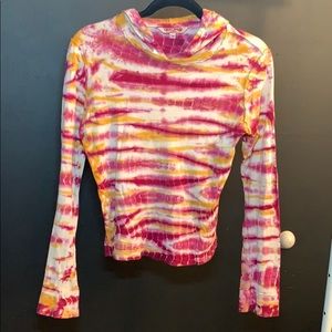 Lucky Brand Tie Dye Hoodie Sweater